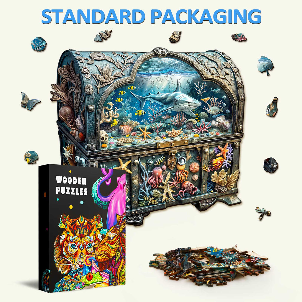Treasure Chest Ocean-2 Wooden Jigsaw Puzzle