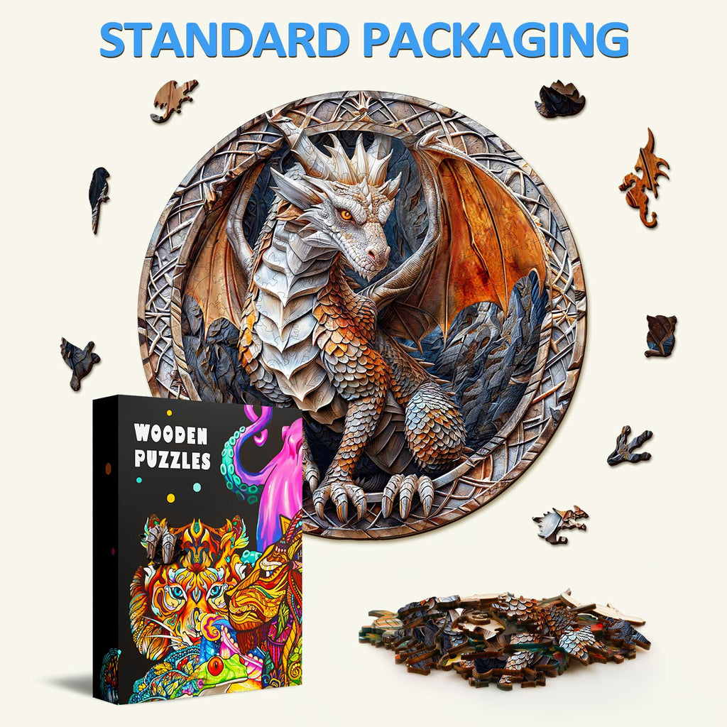 Cave Dragon Wooden Jigsaw Puzzle
