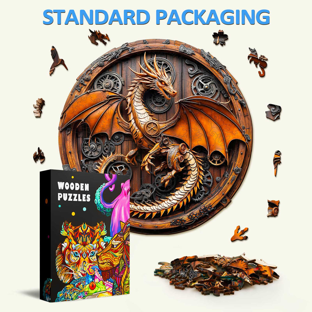 Mechanical Dragon-1 Wooden Jigsaw Puzzle