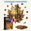 Brown Bear Autumn Wooden Jigsaw Puzzle