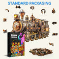 Mechanical Steam Train Wooden Jigsaw Puzzle