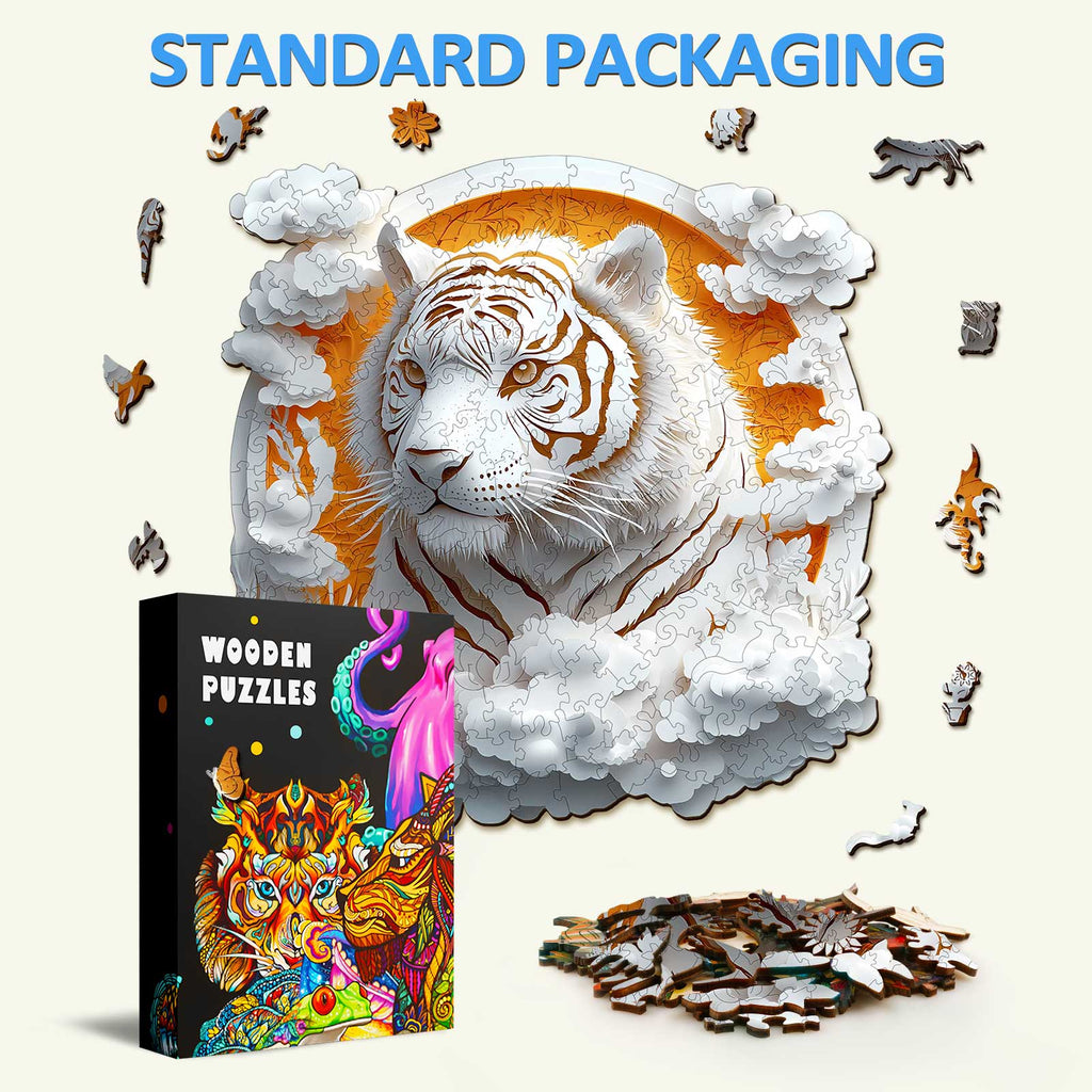 Paper Tiger Wooden Jigsaw Puzzle