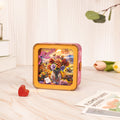 Carnations by the window Kit- Personalized 3D Wooden Puzzle Night Light