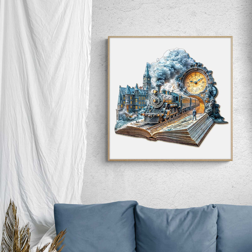 Chrono Train Wooden Jigsaw Puzzle