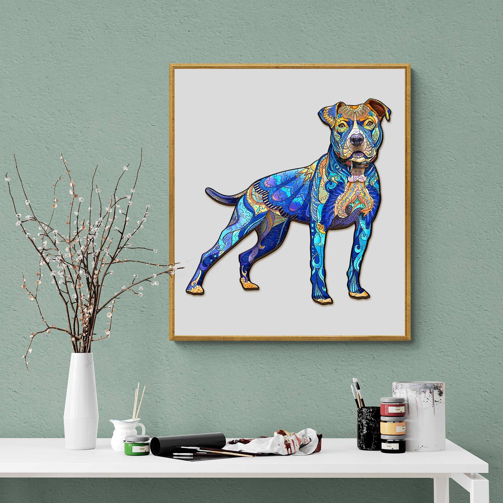 Pitbull Wooden Jigsaw Puzzle
