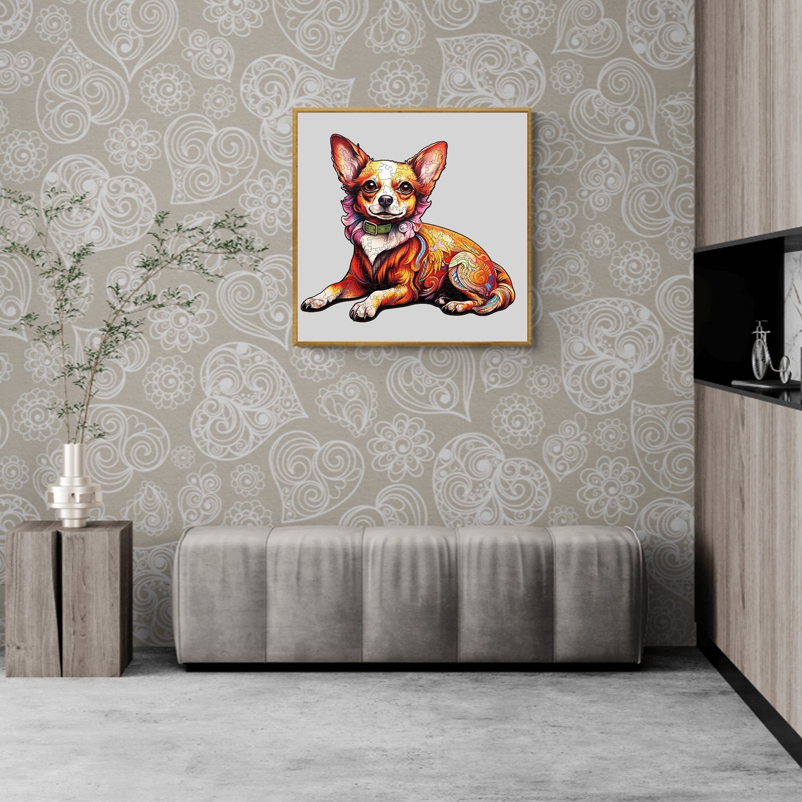 Charming Chihuahua Wooden Jigsaw Puzzle