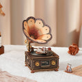 Nostalgic Cats – DIY Wooden Music Box, 3D Puzzle Craft Kit