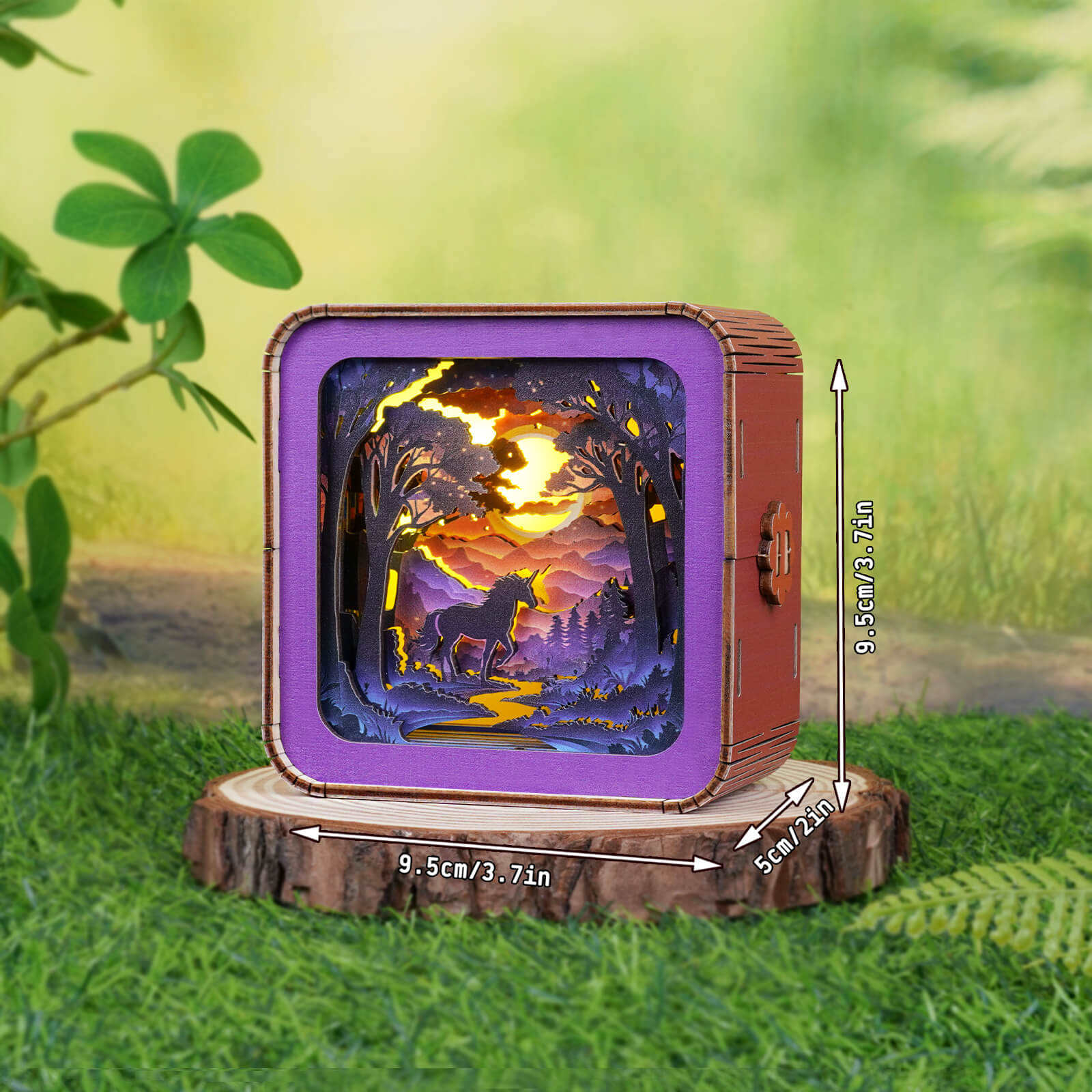 Forest Fantasy Unicorn Kit- 3D Wooden Puzzle Night Light