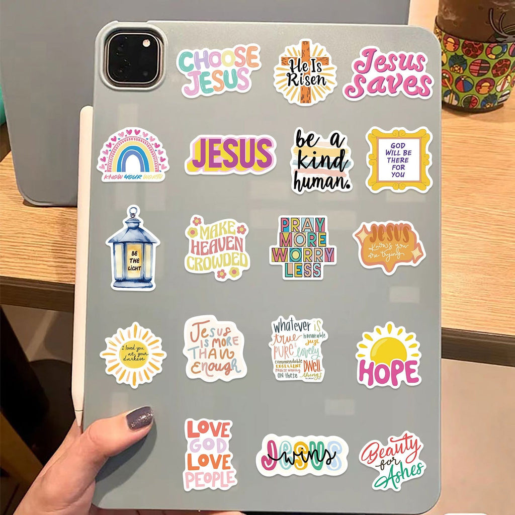 50 Jesus Christian Graffiti Stickers