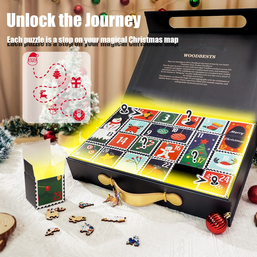 Christmas Special Gift Box Puzzle Set (24 Boxes)
