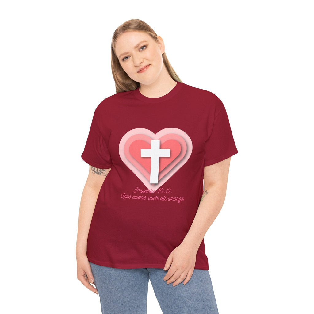 LOVE COVERS ALL WRONGS TEE