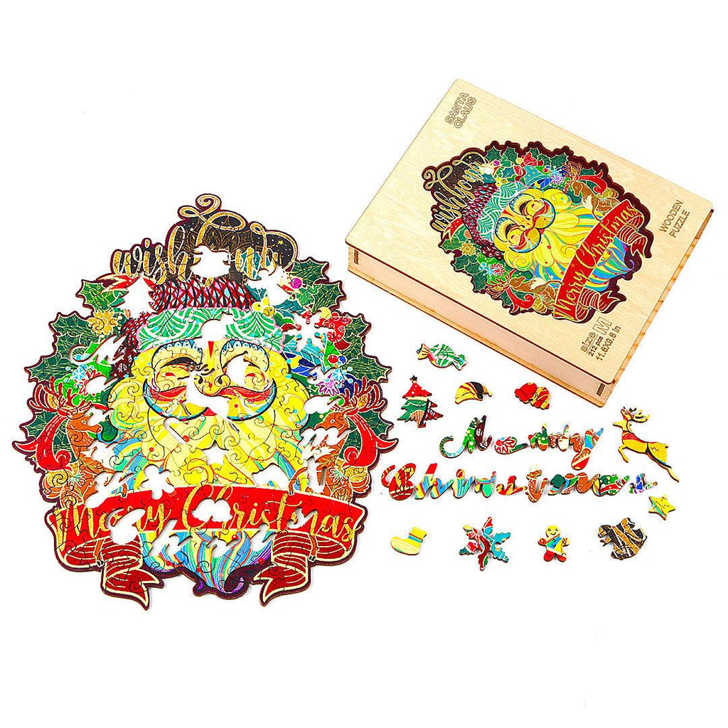 Santa Claus Wooden Jigsaw Puzzle