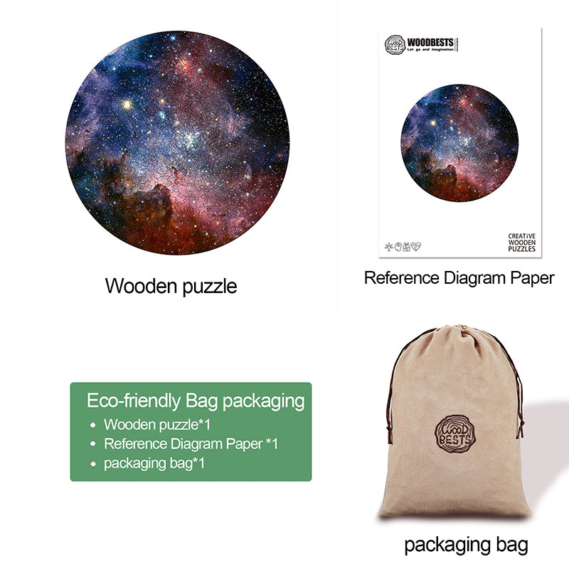 Fascinating Nebula Wooden Jigsaw Puzzle
