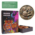 Vintage Siamese cat Wooden Jigsaw Puzzle
