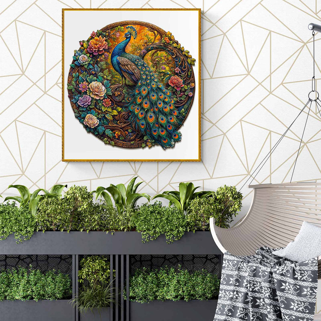 Peacock-2 Wooden Jigsaw Puzzle