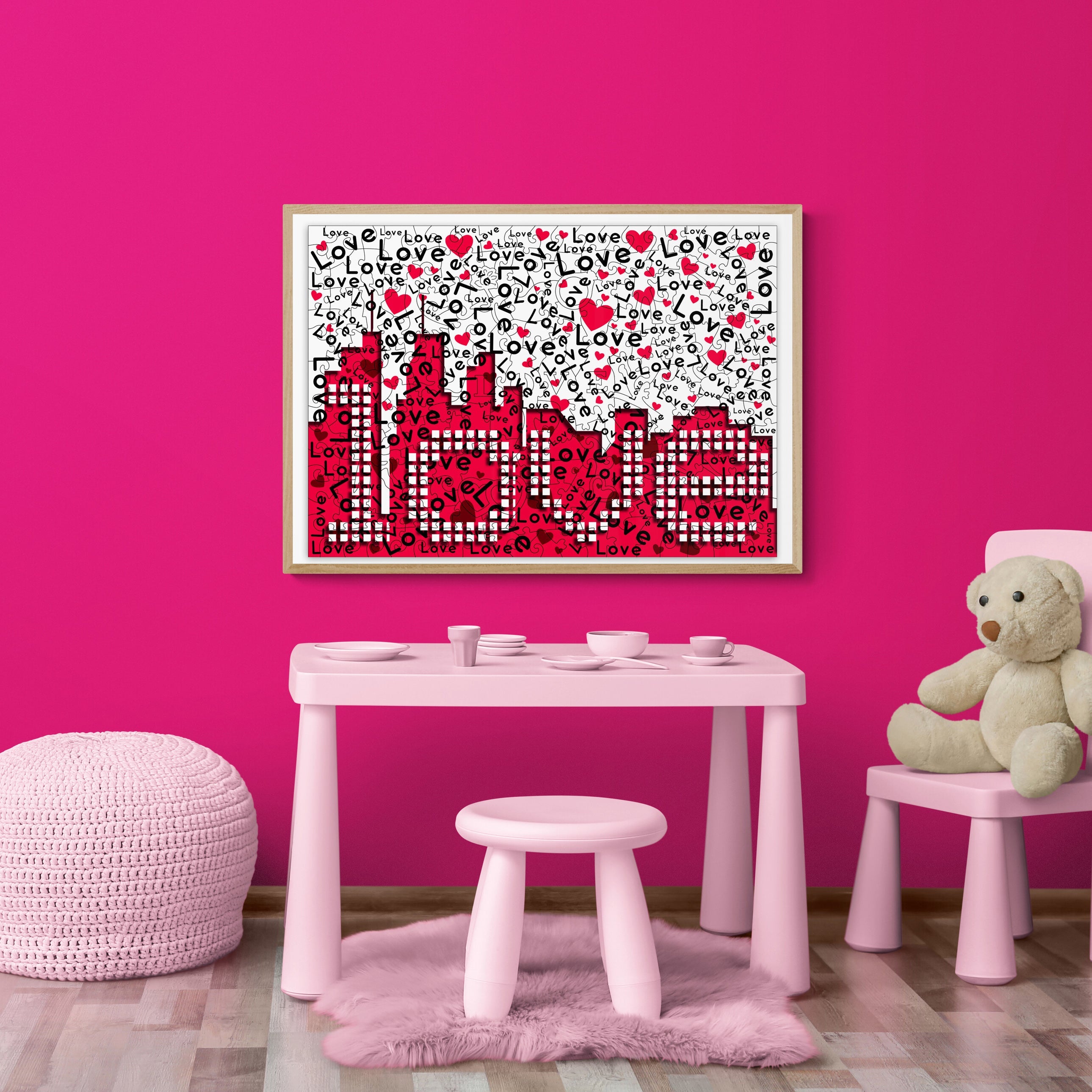 Love Challenge Wooden Jigsaw Puzzle