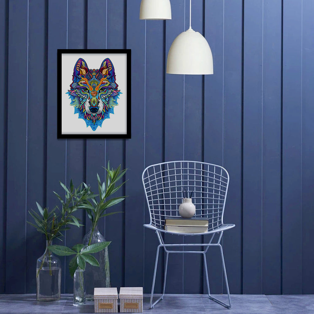 Snow Wolf Wooden Jigsaw Puzzle