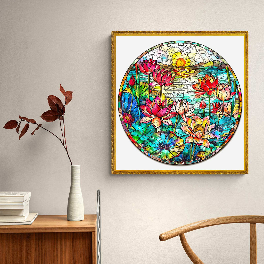 Lotus Wooden Jigsaw Puzzle