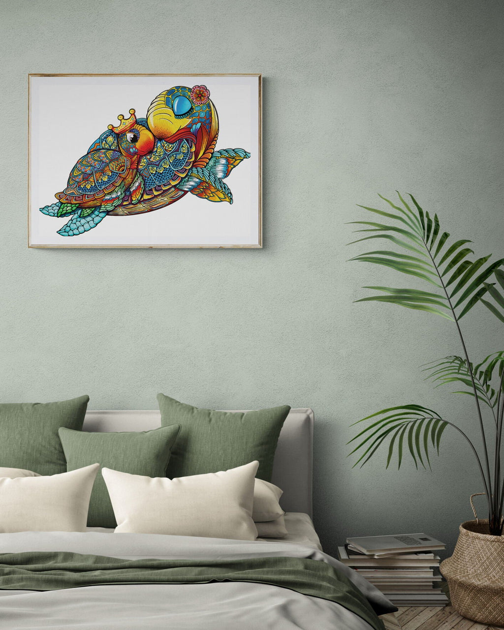Turtle Family Wooden Jigsaw Puzzle