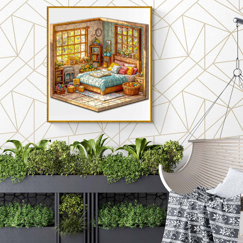 3D Warm Room Wooden Jigsaw Puzzle