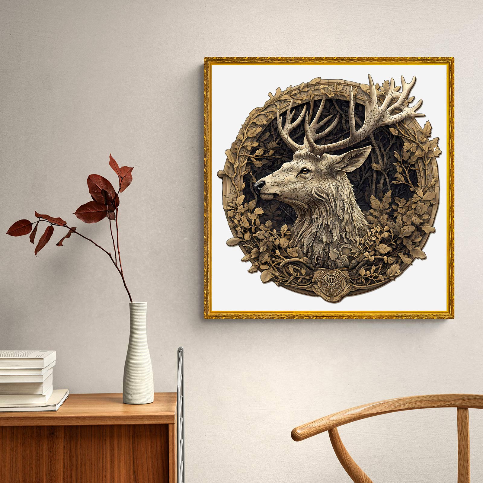 3D Deer Wooden Jigsaw Puzzle