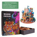 Colorful Circus Wooden Jigsaw Puzzle