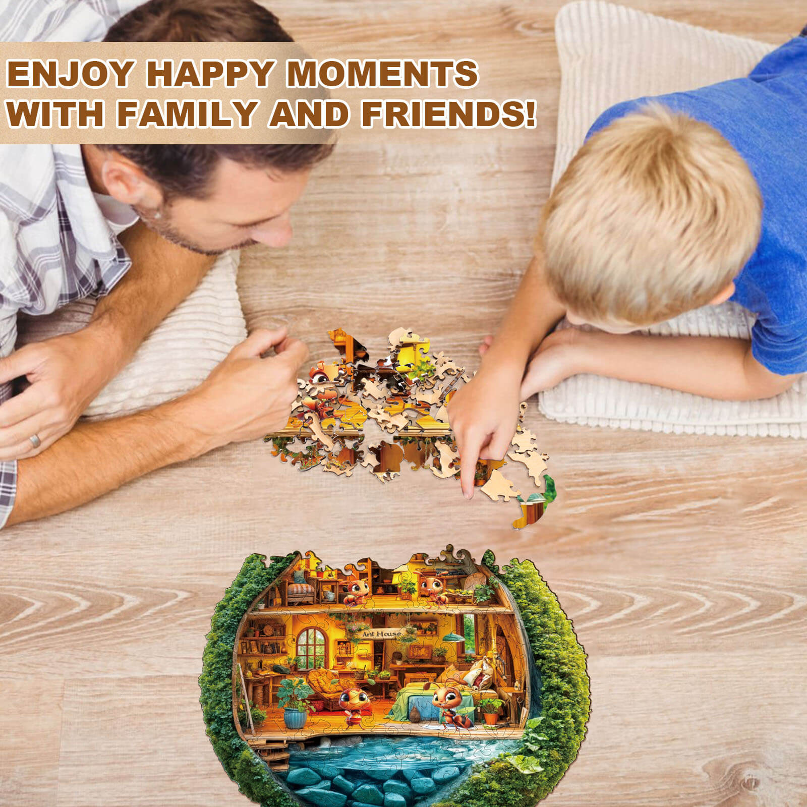 Ant House Wooden Jigsaw Puzzle