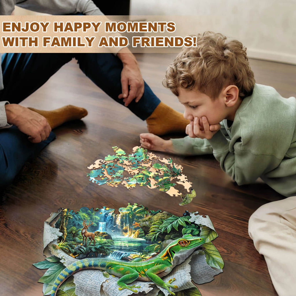 Paper World Wooden Jigsaw Puzzle