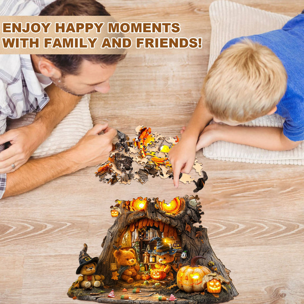 Enchanted Bearhouse Wooden Jigsaw Puzzle