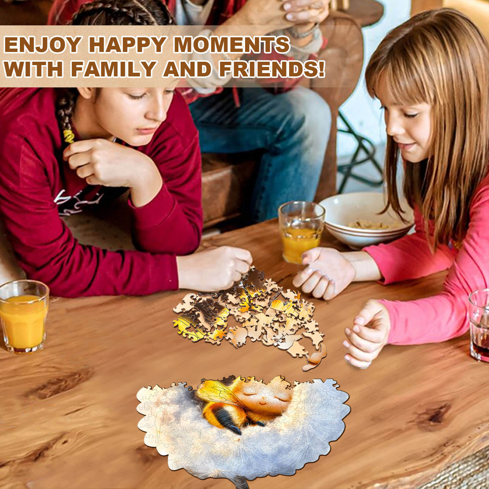 Dandelion Dreamer Wooden Jigsaw Puzzle