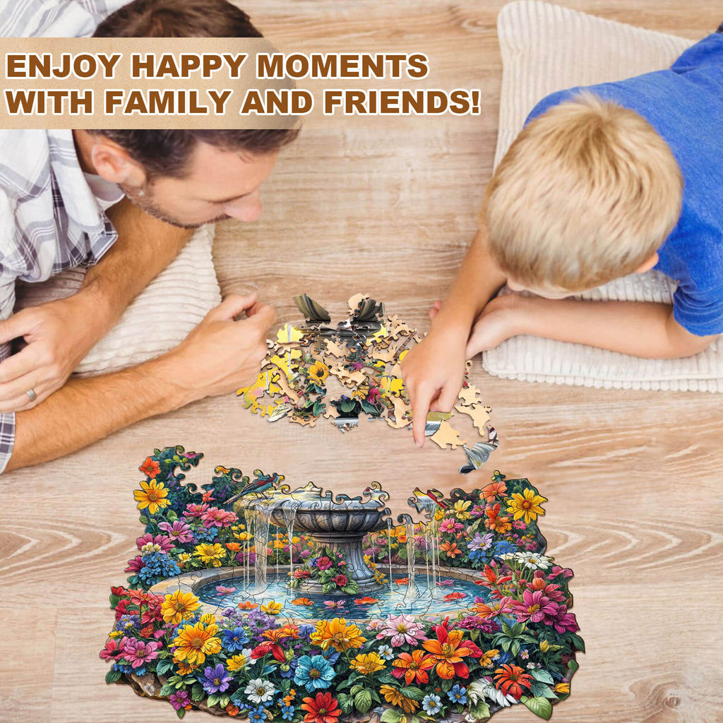 Songbird’s Garden Wooden Jigsaw Puzzle