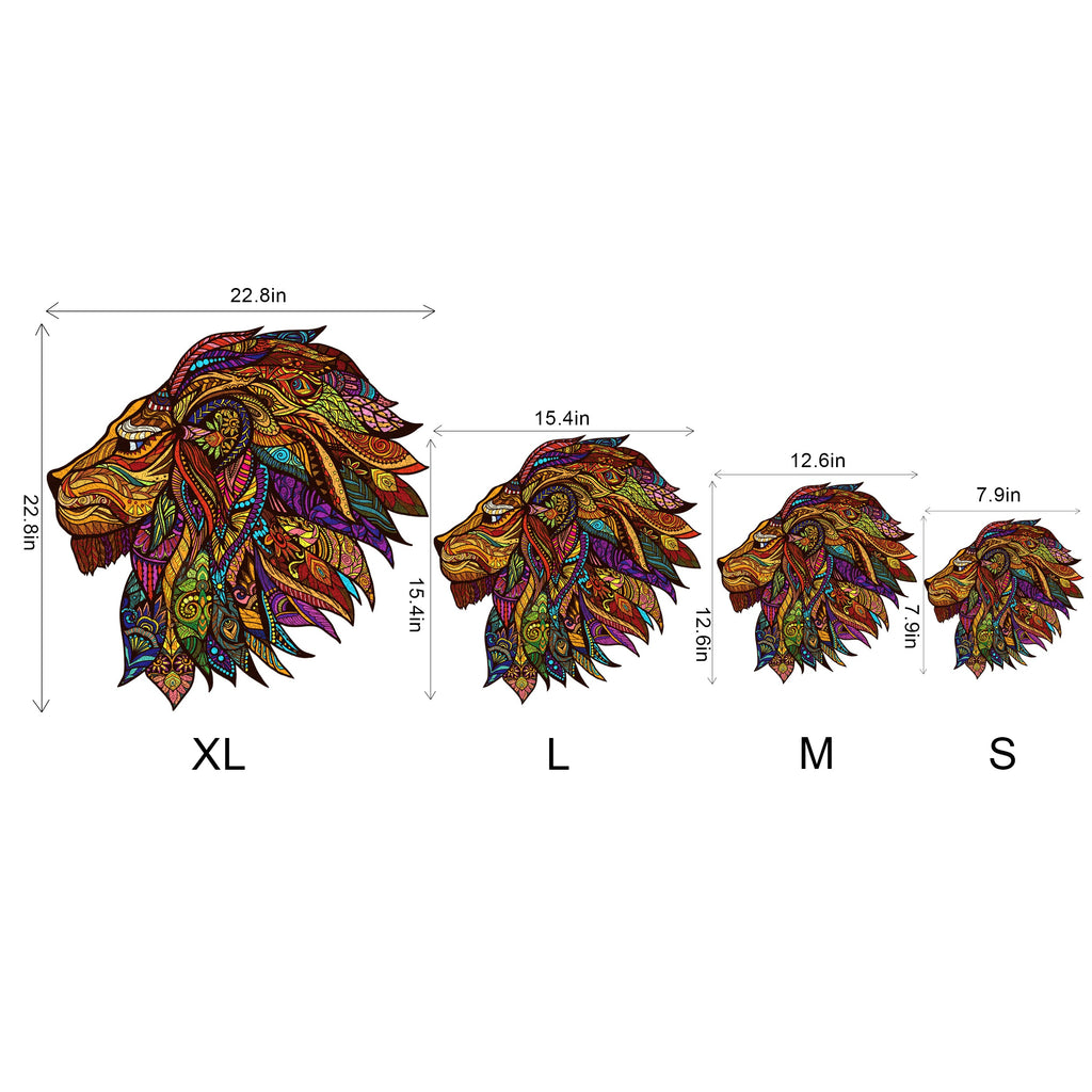 The Jungle King Wooden Jigsaw Puzzle