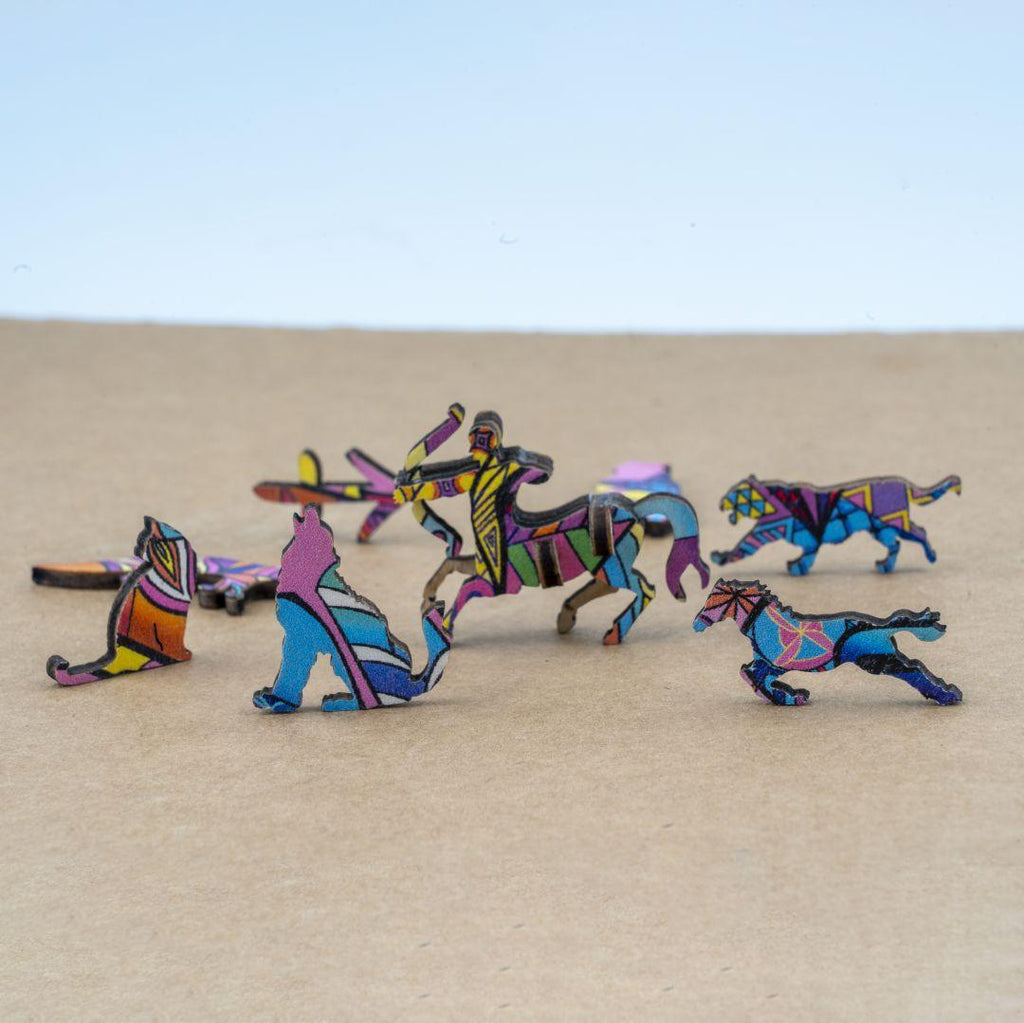 Constellation Sagittarius Wooden Jigsaw Puzzle