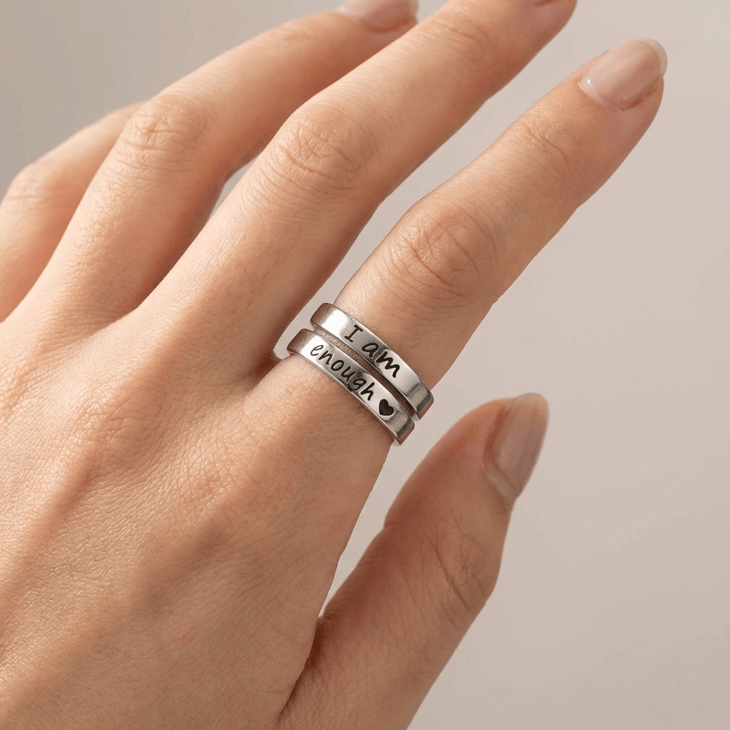 I AM ENOUGH RING - (ADJUSTABLE)