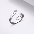 HOLY LOVE CROSS RING - (ADJUSTABLE)