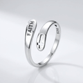 SACRED FAITH RING - (ADJUSTABLE)