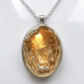NATIVITY OF JESUS GLASS NECKLACE