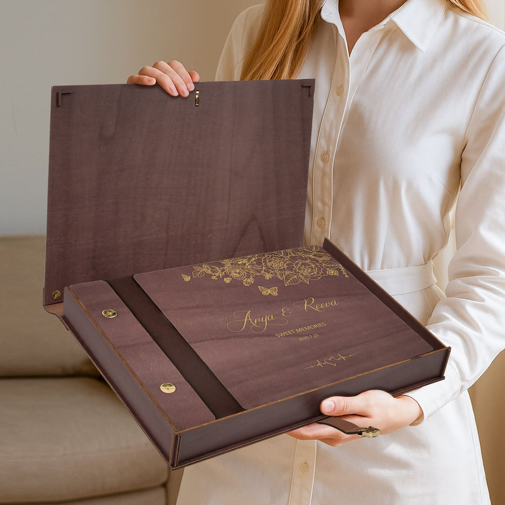Personalized Photo Album - Wedding Gift Ideas for couple