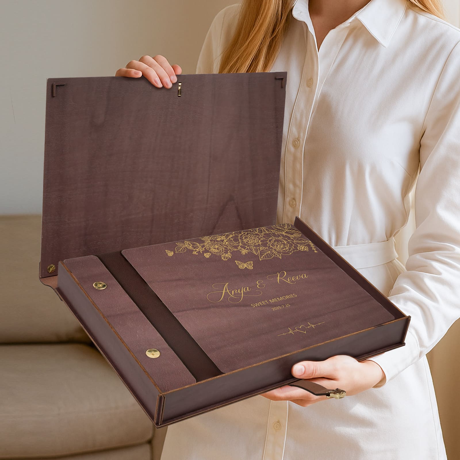 Personalized Photo Album - Wedding Gift Ideas for couple