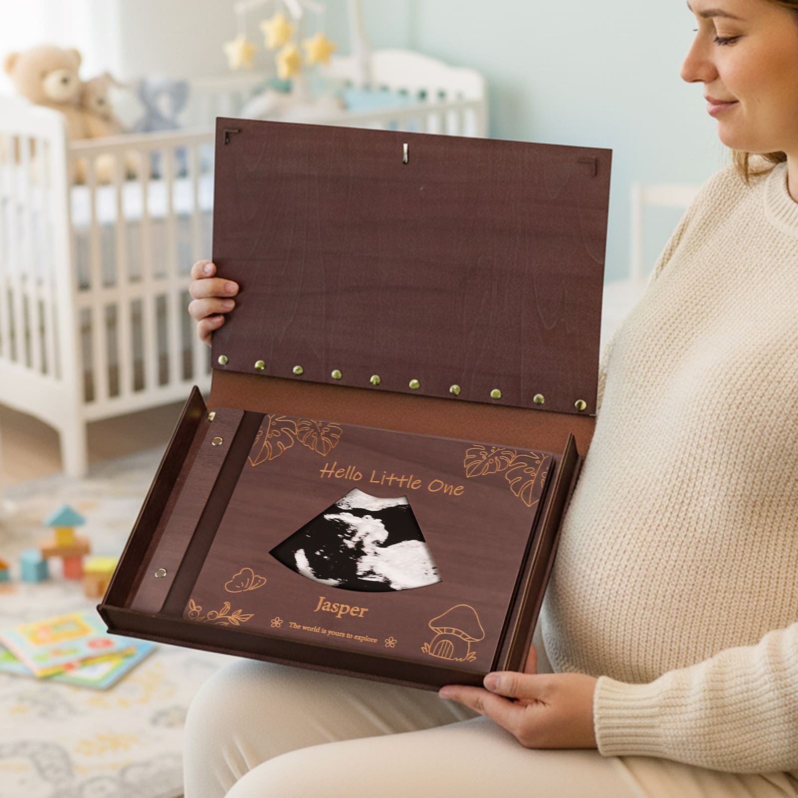 Personalized Baby Photo Album - Custom First Year Photo Album