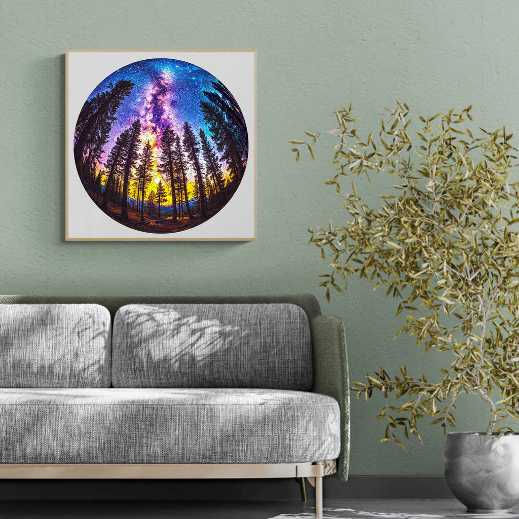 Galactic Forest-2 Wooden Jigsaw Puzzle