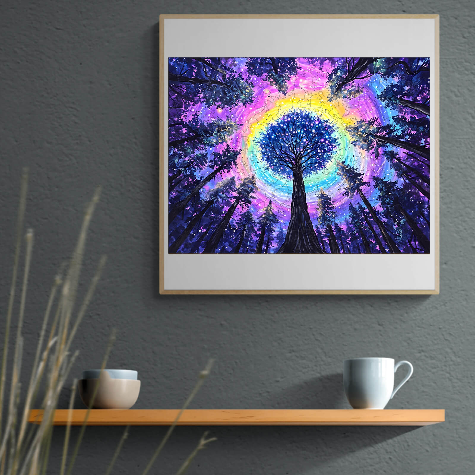 Colorful Gradient Wooden Jigsaw Puzzle