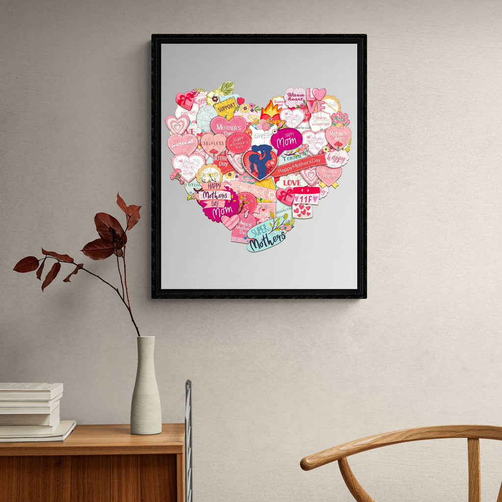 Letter to Mom Wooden Jigsaw Puzzle