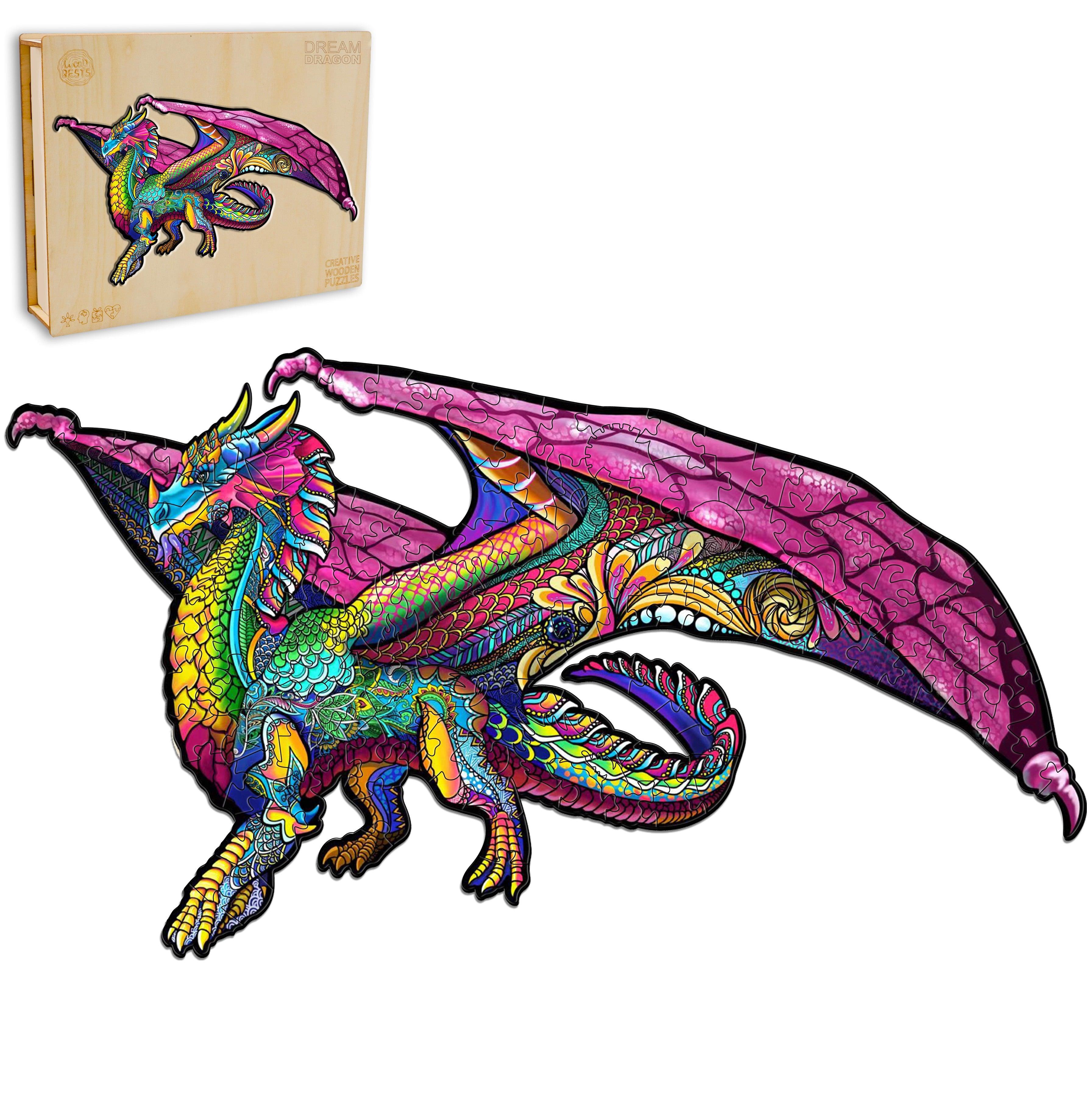 Dream Dragon Wooden Jigsaw Puzzle