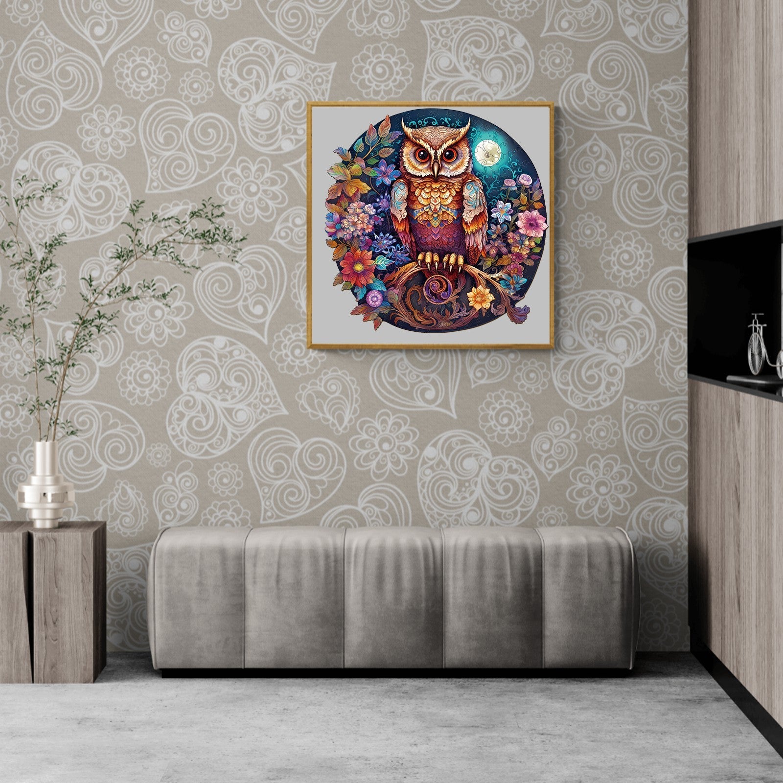 Nocturnal Owl Wooden Jigsaw Puzzle