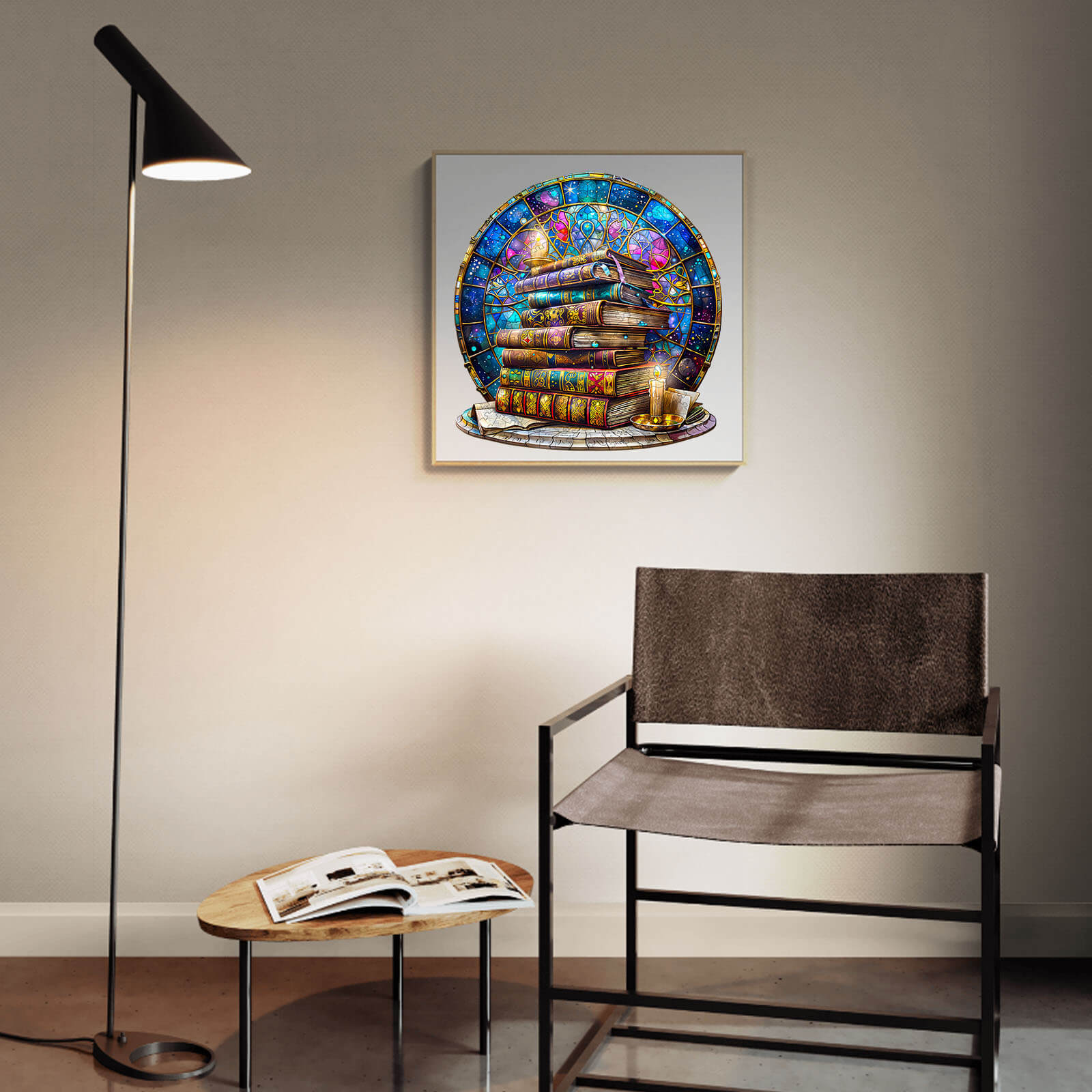 Magic tome Wooden Jigsaw Puzzle