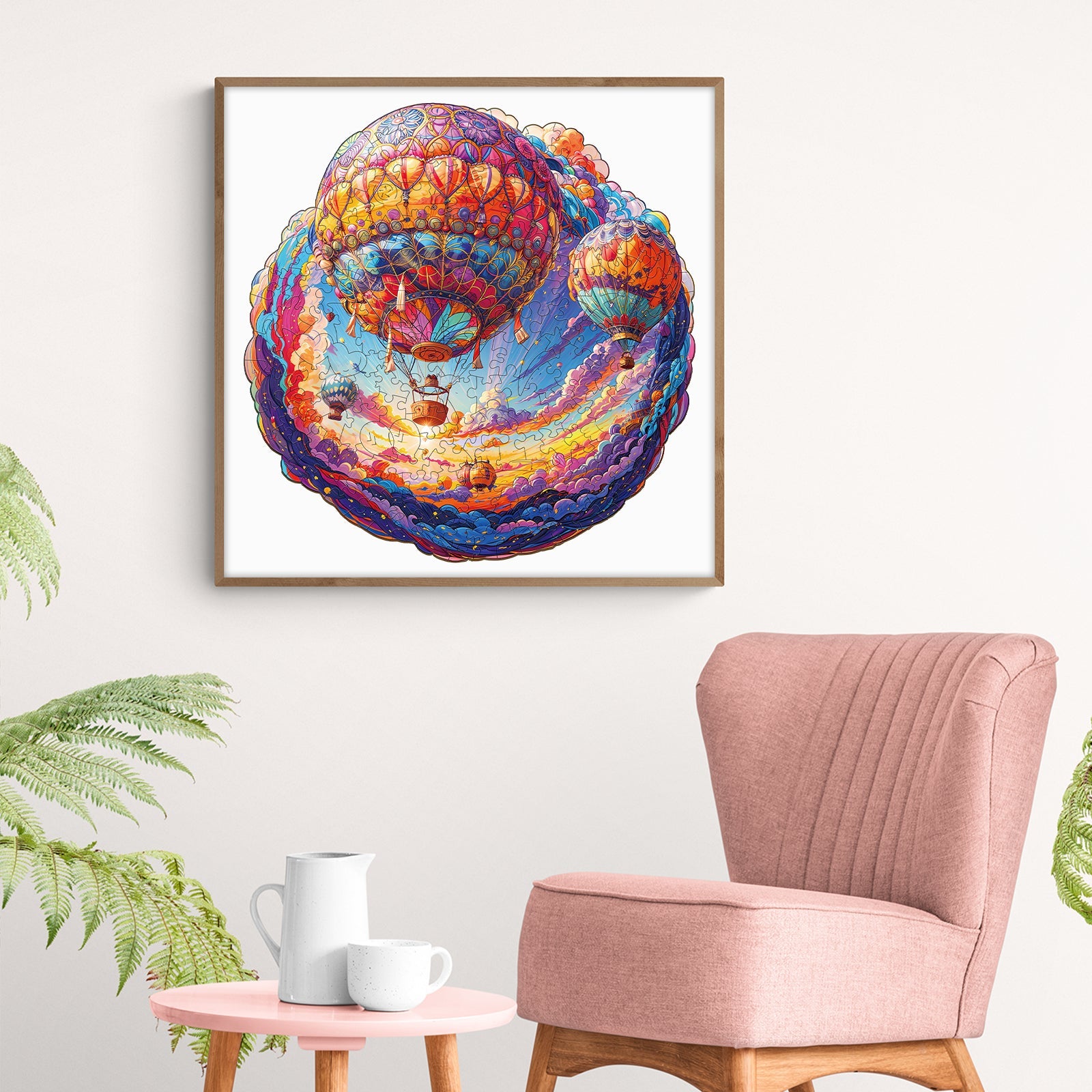 Hot Air Balloon Wooden Jigsaw Puzzle