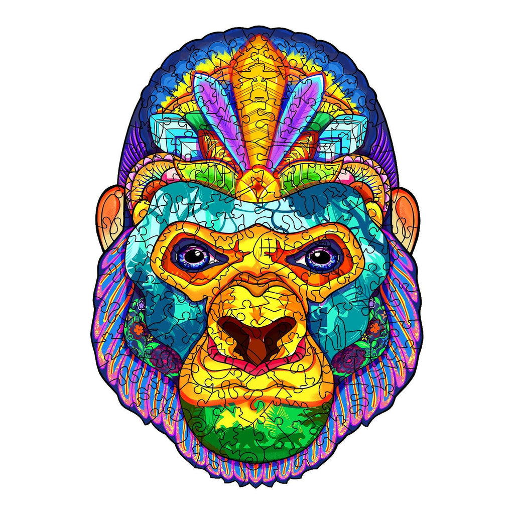 Jungle King Kong Wooden Jigsaw Puzzle