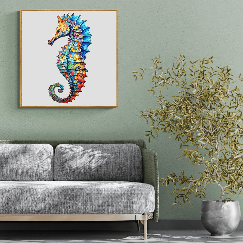 Seahorse 1 Wooden Jigsaw Puzzle