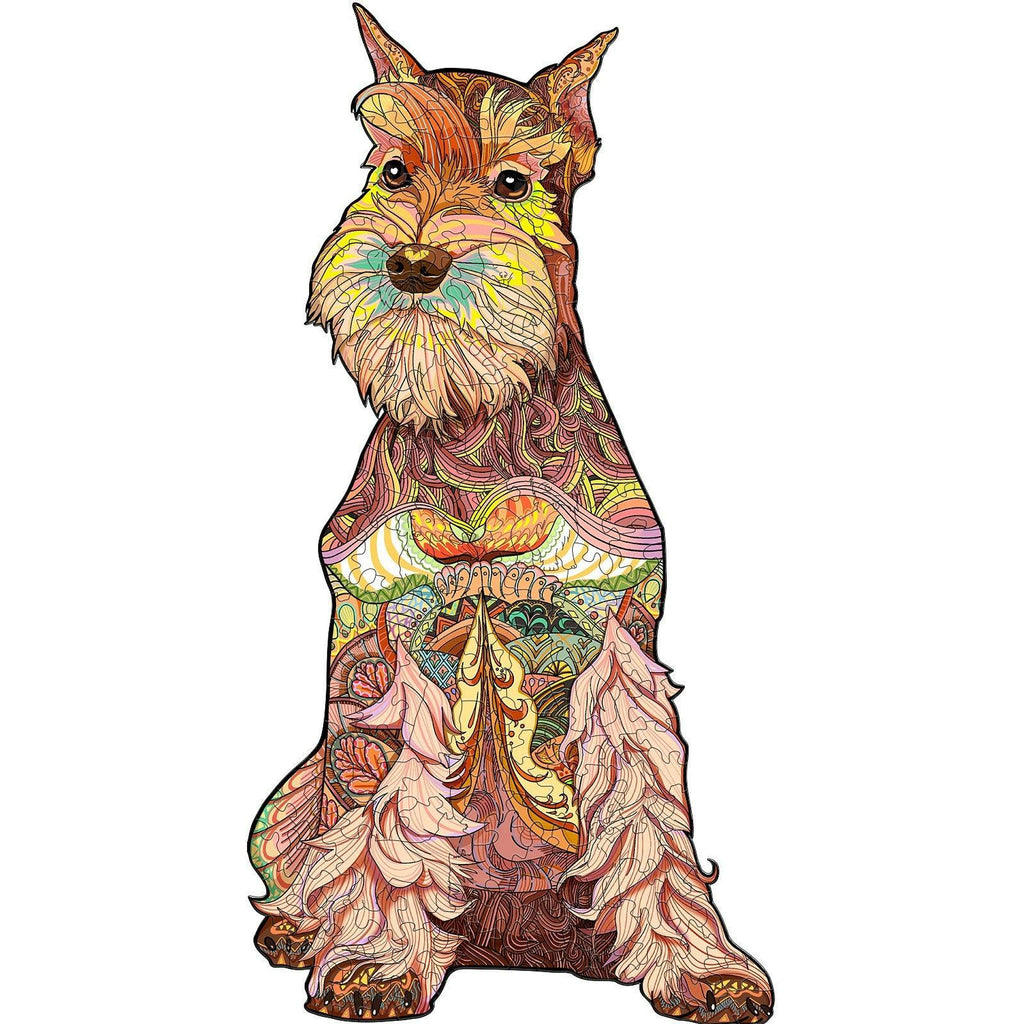Schnauzer Wooden Jigsaw Puzzle